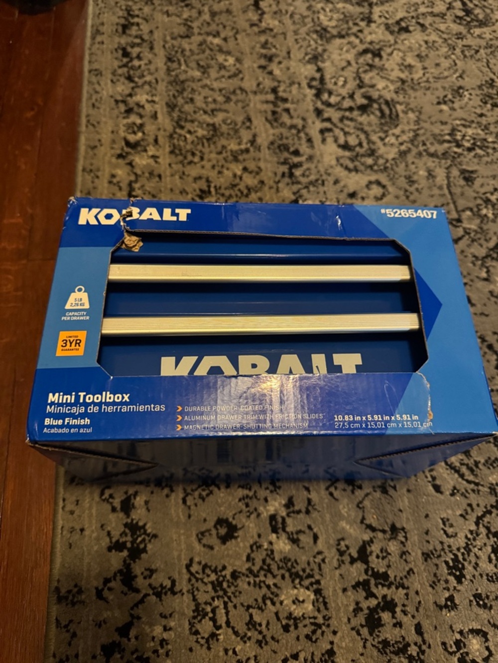 Kobalt Mini Toolbox - Blue Finish